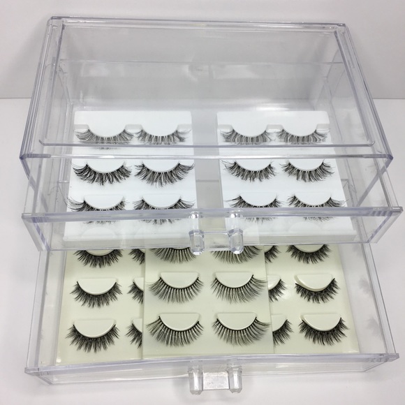 💫 5 PACK (15 PAIR) HUMAN HAIR FALSE LASHES 💫 - Picture 4 of 4